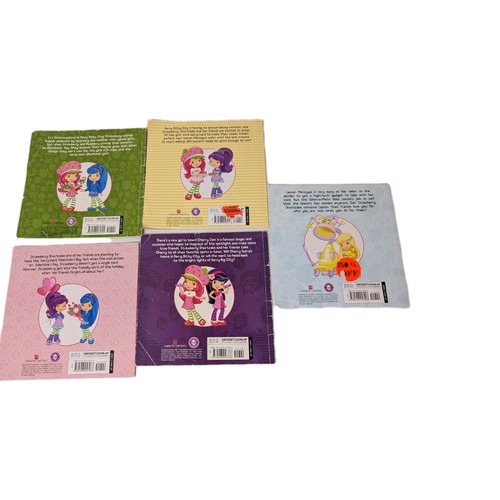 Lot 5 Strawberry Shortcake Books PB Berry bitty Cherry Jam Christmas Valentine's - Imagen 2 de 15