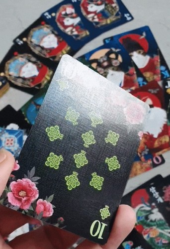 MUSE CAT Cat Flower Trump Card Deck 1 SET 64pcs Korean 100% Genuine - Picture 11 of 11