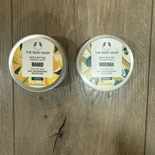 2 The Body Shop Mango & Moringa Body Butter Nourishing Moisture 1.62oz Vegan NEW
