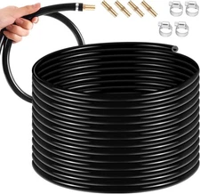 3/8in Self Sinking Aerator Hose,100/328/656Ft Weighted PVC Pond Aeration Tubing