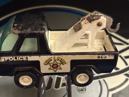 Vintage Buddy L Police Tow truck 663 Near Mint - Picture 2 of 5