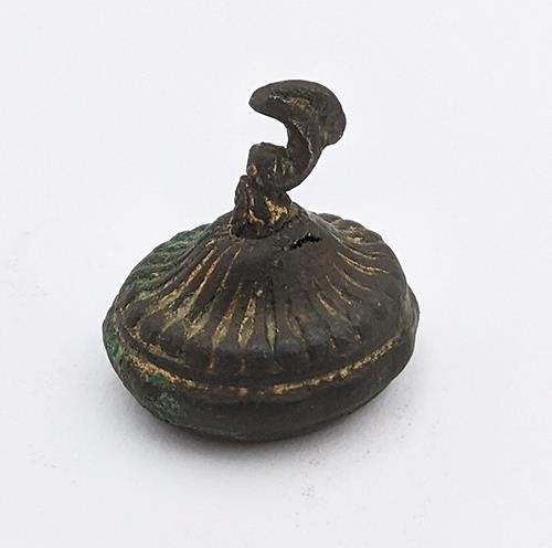 VICTORIAN HUNTING DOGS & FOX GLASS INTAGLIO SEAL 19TH CENTURY - Picture 5 of 5