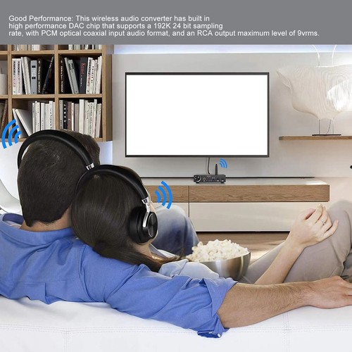 Wireless Audio Converter 5.3 Digital Zu Analog Optisch Koaxial Aud FOY - Afbeelding 9 van 22