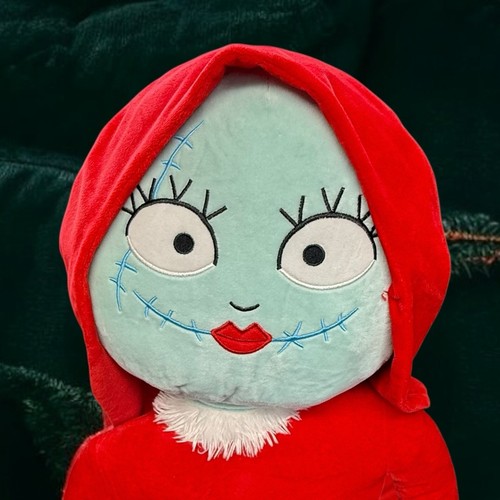 Nightmare Before Christmas Santa Stuffed Plush Doll 48" Jumbo Red Disney - Picture 2 of 7