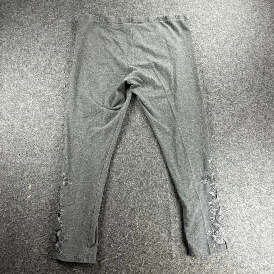 Johnny Was JW Los Angeles Leggings Florales Bordados Azul Boho Pantalones de Salón XL Foto 4 de 4