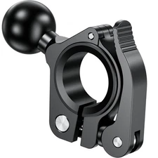 Brcovan Aluminum Alloy Handlebar Clamp Mount Base With 1'' Tpu Ball Fo