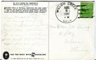 1941 Willow Creek CA USA cover on postcard