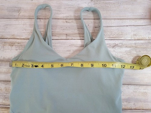 Lululemon Align Tank Top Light Support Size 2 Desert Green (Light Sage) W1CW8S - Picture 14 of 15