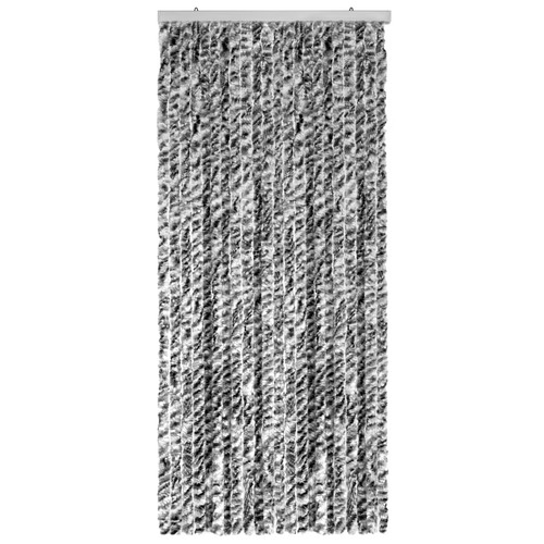 Flauschvorhang anthrazit aus Chenille 90 x 220 cm Camping Caravan #64093 - Bild 9 von 9