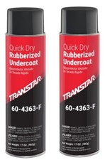 TRANSTAR (4363-F) Quick Dry Rubberized Undercoating - 17.75 oz. Aerosol (2 Pack)