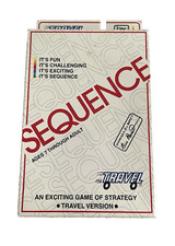 NIB Sequence Strategy Travel Game With Case Kids Adults Fun Travel Game