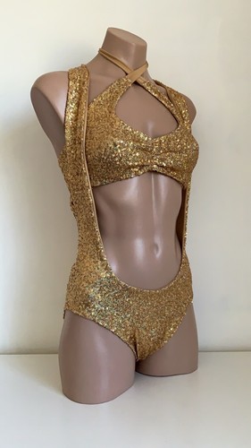 Schminke 🤩  RockStar sequin set polewear poledance body-suit leotard bottoms - Imagen 12 de 20
