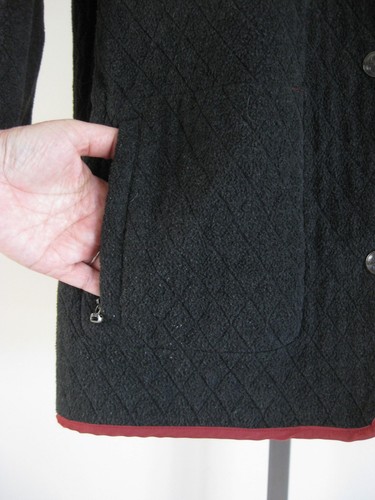 Pacific Trail Size S Red Gray Quilted Reversible Coat - Picture 7 of 14