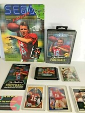 Joe Montana Football Vntage Sega Genesis Video Game Magazine San Francisco 49ERS
