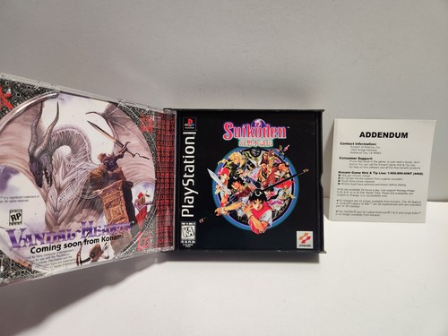 Suikoden (Sony PlayStation 1, 1996) PS1 CIB Completo PROBADO - Imagen 5 de 8