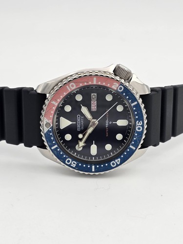 SEIKO 7548-700B PEPSI JDM QUARTZ DIVER SERVICED VINTAGE APRIL 1980 DAL1BP KANJI - Picture 9 of 12