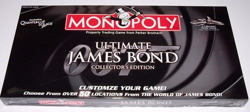James Bond 007 Ultimate Monopoly Board Game Sealed 2008 NIB - Afbeelding 1 van 12