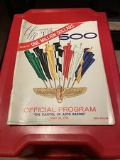 INDIANAPOLIS 500 OFFICIAL PROGRAMME PROGRAM 1975 RACE