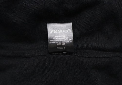 COP COPINE Ogive Jumper Women's SMALL Knitted Wool Blend Black Stretch Zip - Picture 8 of 8