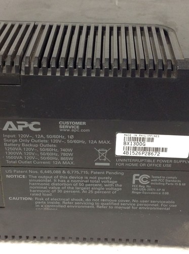 APC XS1300 10 Outlets Uninterruptible Power Supply BX1300G No Batteries FREESHIP - Photo 11/11
