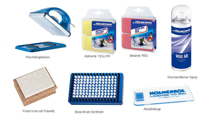 HOLMENKOL Skiwax Set Skiwachs Worldcup Starter Set 7-teilig HOLMENKOL Skiwax Set Skiwachs Worldcup Starter Set 7-teilig