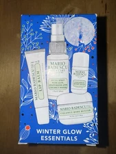 NEW MARIO BADESCU WINTER GLOW ESSENTIALS KIT-LIP BALM, BODY SOAP & BUTTER, SPRAY