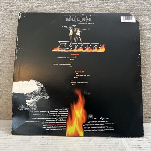 Kulay Burn Norman Cook Remixes Vinyl Record 12" 33 ⅓ RPM USA 1999 Dance Pool - Picture 3 of 8