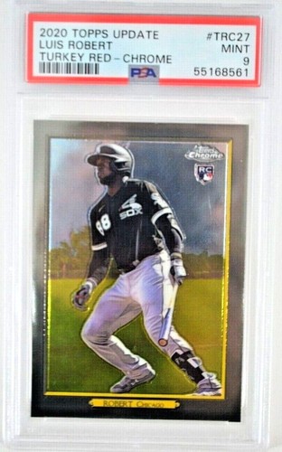LUIS ROBERT 2020 Topps Update Turkey Red Chrome RC Rookie #TRC27 MINT PSA 9 - Picture 1 of 3