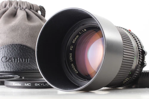 [Top MINT w/ Hood] Canon New FD NFD 85mm f/1.8 Portrait MF Lens From JAPAN