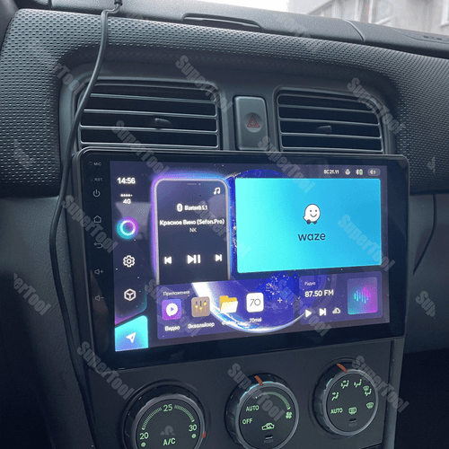 9'' Wireless GPS Navi Carplay For 2002-2008 Subaru Forester Car Stereo Radio+Cam - Picture 8 of 24