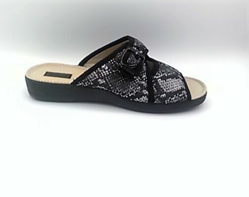 Ladies Scuff - DeValverde 193 Arena Reptile & Negro Reptile - Picture 8 of 9