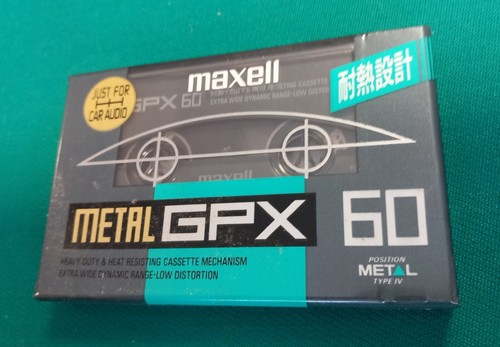 MAXELL METAL GPX 60 kaseta magnetofonowa