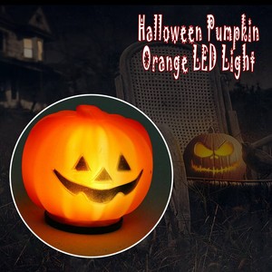 3Pcs Halloween Pumpkin Jack-O-Lantern Orange LED Light Festival Home Prop Decor