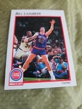 1991-92 NBA Hoops #12 Bill Laimbeer Pistons Great