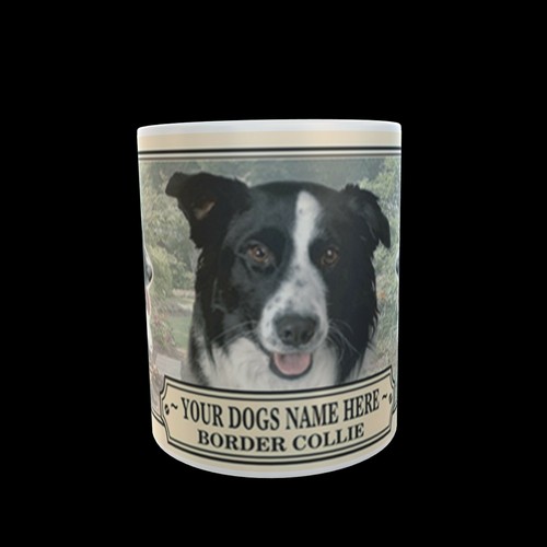 Personalisiert WÄHLEN SIE IHREN HUNDENNAMEN Keramik Tasse Kaffeebecher Geschenk Labor Mops Terrier - Bild 33 von 289