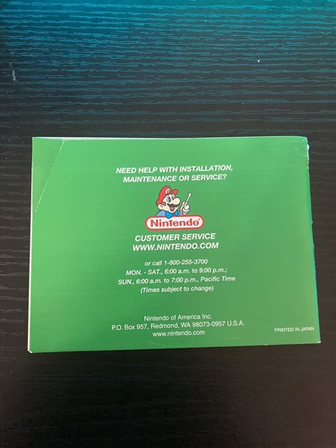 Wario Land 4 Nintendo Game Boy Advance solo manual ~ folleto de instrucciones - Imagen 2 de 2