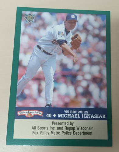 1995 Milwaukee Brewers Police Cards - All Sports Inc & Repap Wisconsin Fox .... - Bild 15 von 18