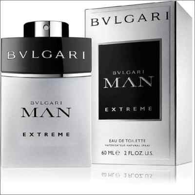 BVLGARI MAN EXTREME EDT 60ml Spray DISCONTINUED Perfume Sealed Box