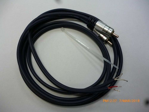Technics SL1200 SL1210 Phono RCA Kabel aktualisiert länger 2,5 m Gold OFC - Bild 8 von 8