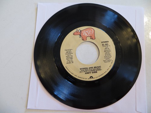 Andy Gibb – (Love Is) Thicker Than Water - 7" 45RPM 1977 RSO - Pop Rock