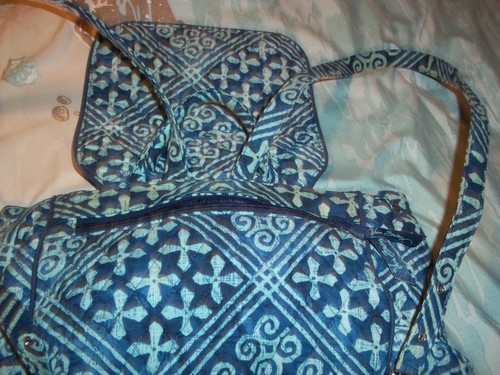 Vera Bradley Cuban Tiles Rucksack Blau - Bild 3 von 9