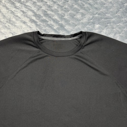 AND1 Jersey Shirt Men Large Black Polyester Basketball Crewneck Short Sleeve Y2K - Picture 3 of 13