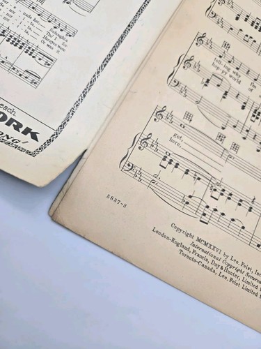 1926 That's Why I Love You Sheet Music Fox Trot Ballad W Donaldson Paul Ash - Picture 2 of 6