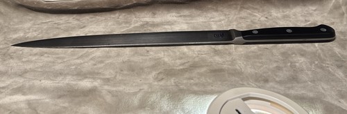 ED Wusthof 10" Carving Knife Dreizackwerk Solingen Trident 4520/26cm EUC A10 - Picture 7 of 9