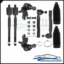 Fits 2004-2008 Toyota Solara 8x Ball Joints Tie Rod End Rack And Pinion Bellow