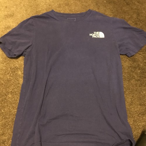 The North Face Shirt Mens M Purple Spellout Graphic Hike Climb Camp Outdoors - 第 2/3 張圖片