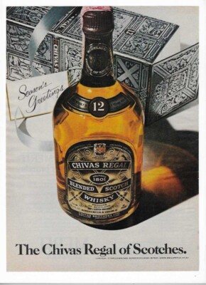 The Chivas Regal Of Scotches Holiday Christmas Merit Cigarettes 1979 Vintage Ads