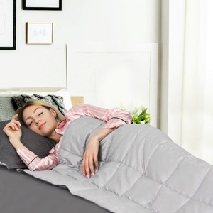 Weighted Blanket 12 lbs Full /Queen Size Cotton Blanket ...