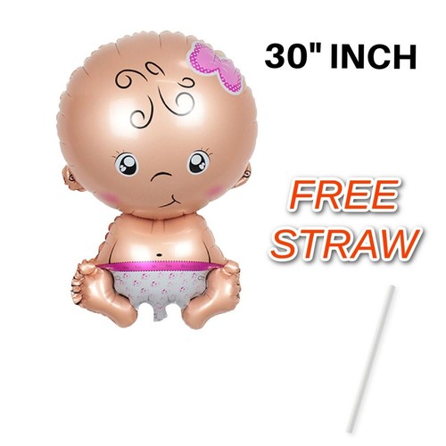 Baby Shower Gender Reveal Bogen Luftballons blau rosa Motiv PARTY DEKO BALLONS - Bild 15 von 28