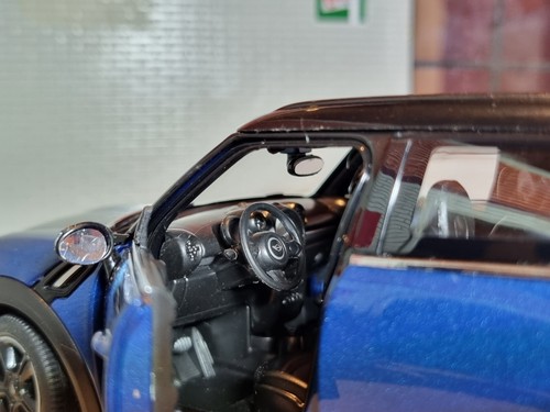 Mini Countryman Cooper R60 2010 azul 1.6 BMW Rastar 1:24 modelo de coche a escala diecast - Imagen 8 de 11